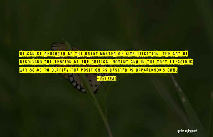 Effacious Quotes By Max Euwe Effacious Quotes By Max Euwe