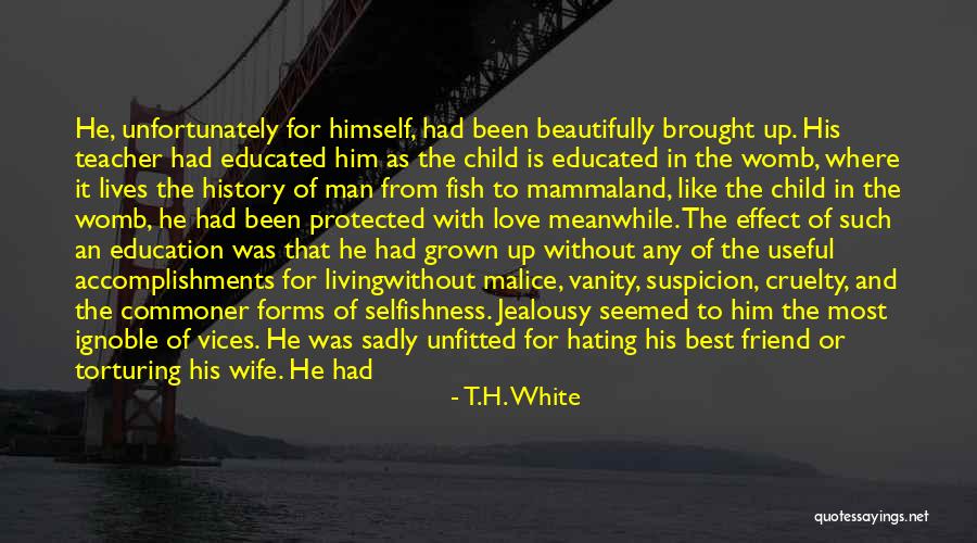 Effect Of Education Quotes By T.H. White Effect Of Education Quotes By T.H. White