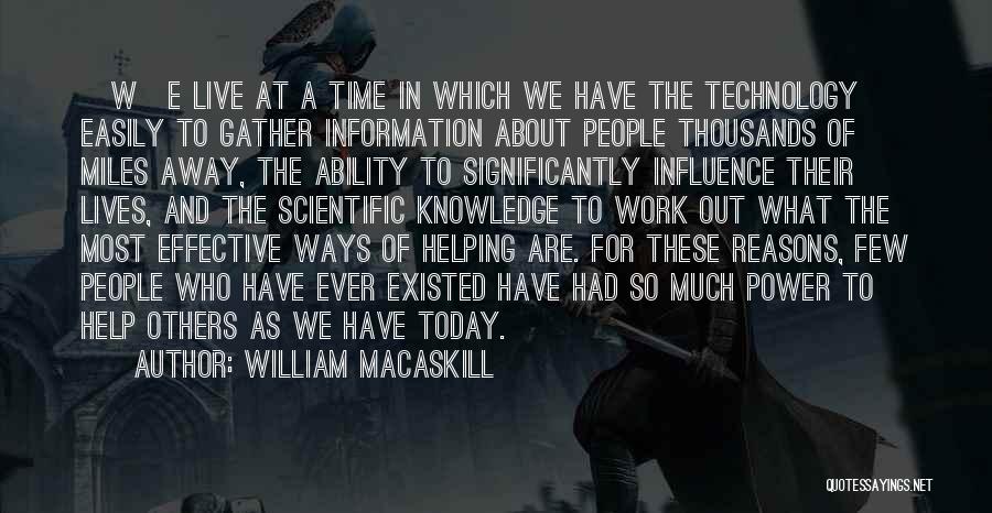 Effective Altruism Quotes By William MacAskill