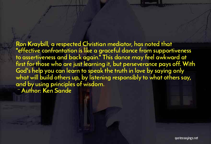 Effective Love Quotes By Ken Sande