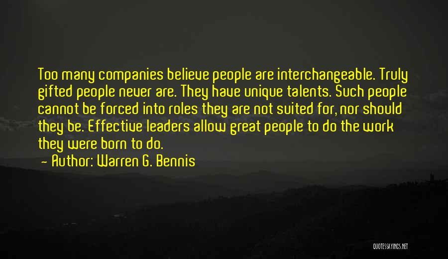Effective Management Quotes By Warren G. Bennis