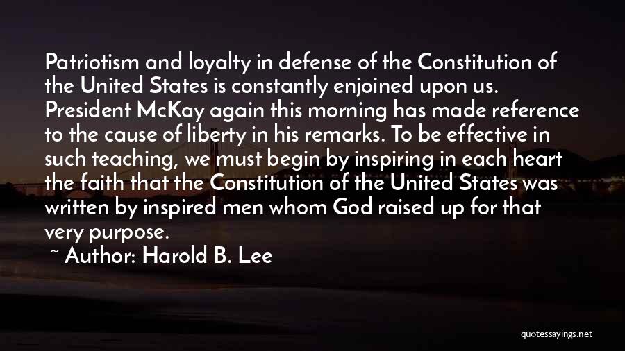 Effective Teaching Quotes By Harold B. Lee Effective Teaching Quotes By Harold B. Lee
