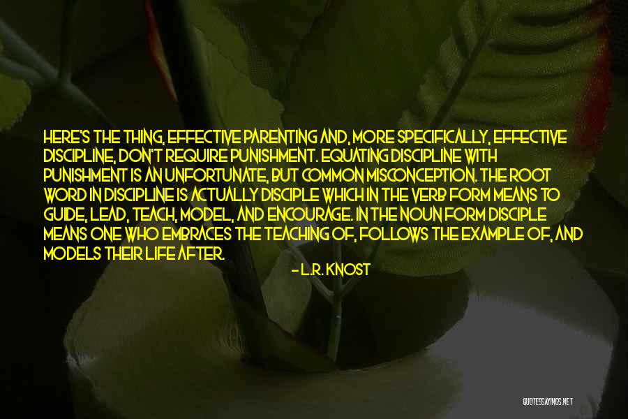 Effective Teaching Quotes By L.R. Knost