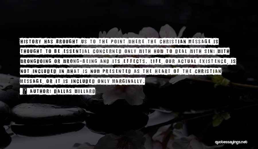 Effects Of Sin Quotes By Dallas Willard