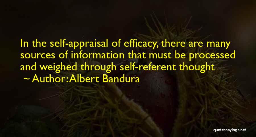 Efficacy Quotes By Albert Bandura