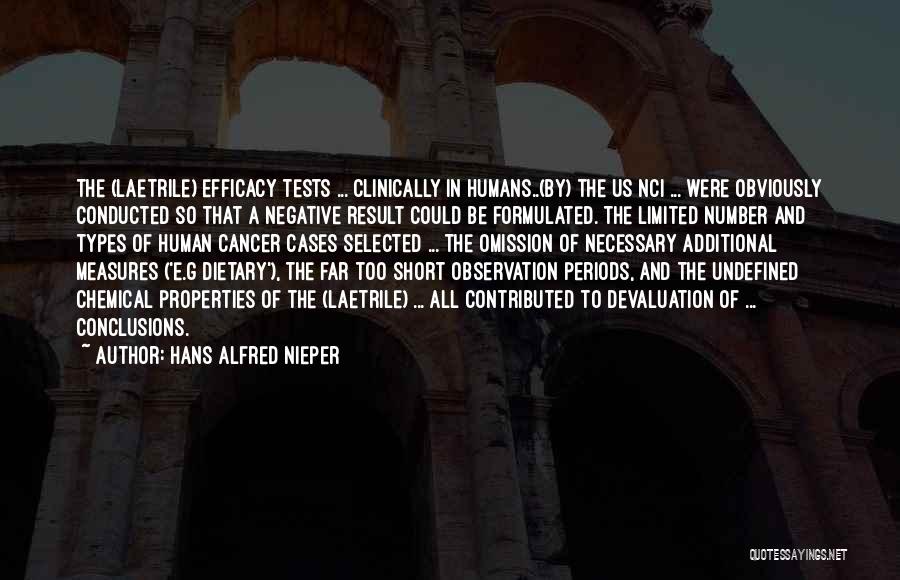 Efficacy Quotes By Hans Alfred Nieper