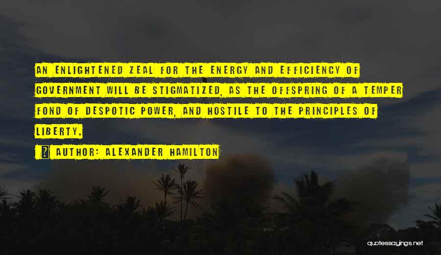 Efficiency Quotes By Alexander Hamilton