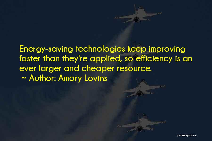 Efficiency Quotes By Amory Lovins