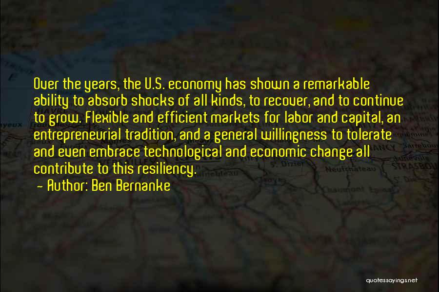 Efficient Markets Quotes By Ben Bernanke