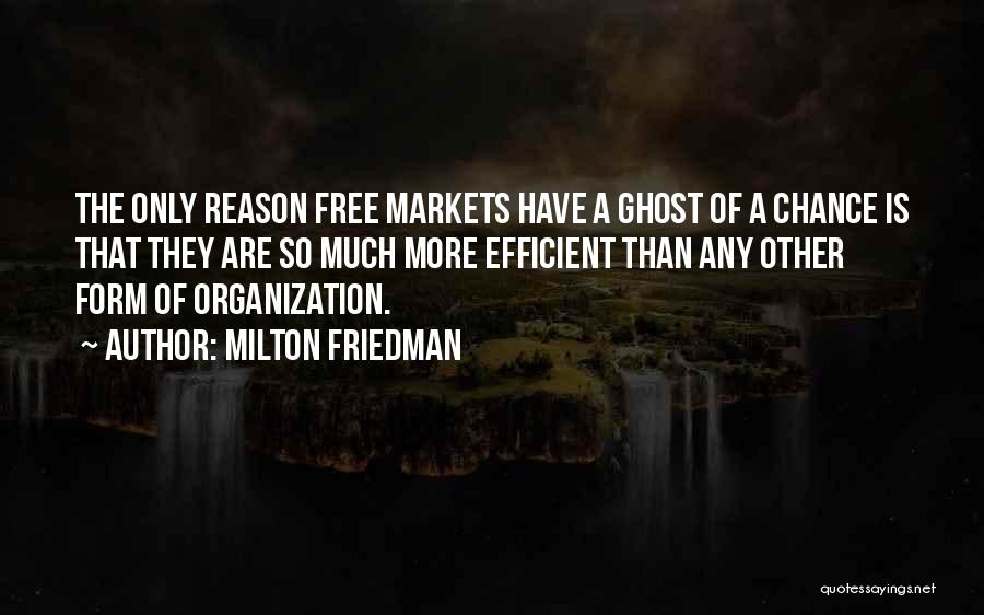 Efficient Markets Quotes By Milton Friedman