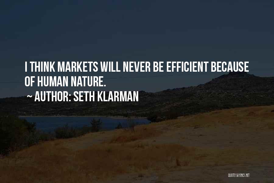 Efficient Markets Quotes By Seth Klarman