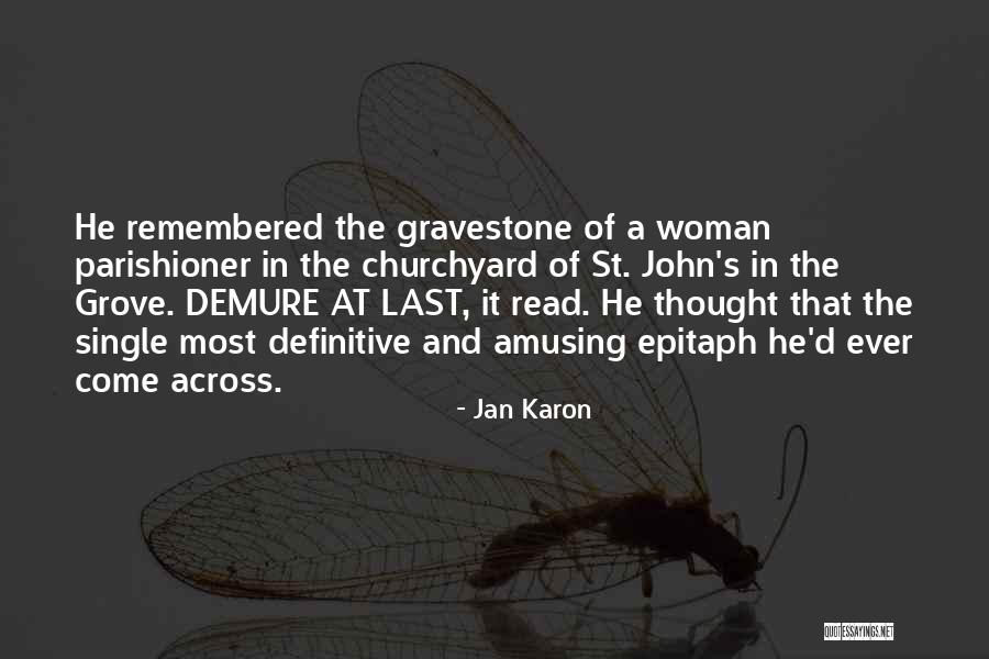Effies Quotes By Jan Karon Effies Quotes By Jan Karon