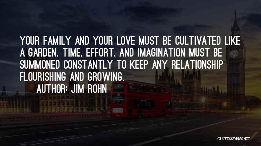 Effort For Relationship Quotes By Jim Rohn