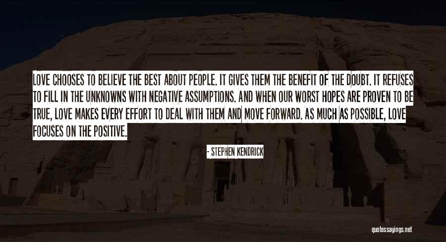 Effort In Love Quotes By Stephen Kendrick