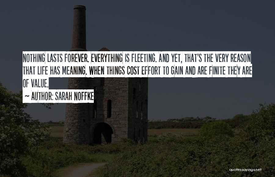 Effort Is Everything Quotes By Sarah Noffke