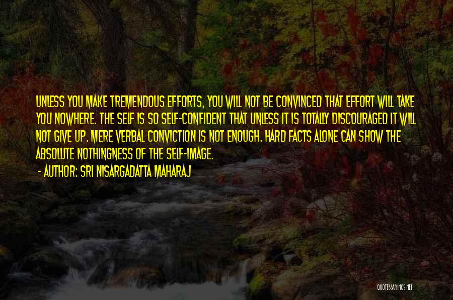 Effort Is Not Enough Quotes By Sri Nisargadatta Maharaj