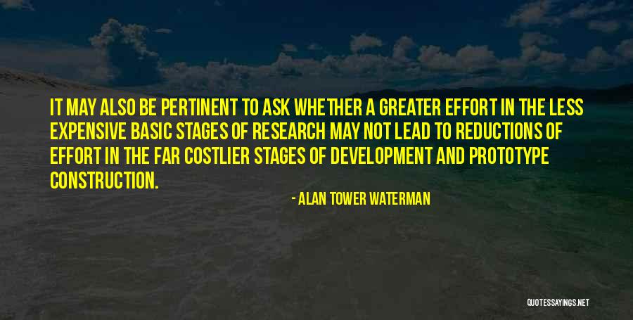 Effort Less Quotes By Alan Tower Waterman