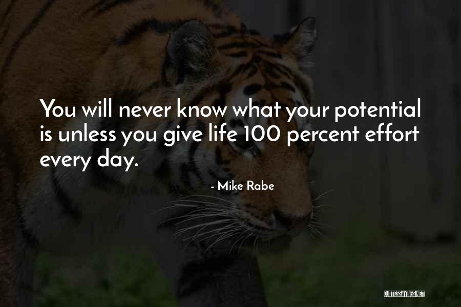 Effort Quotes Quotes By Mike Rabe Effort Quotes Quotes By Mike Rabe
