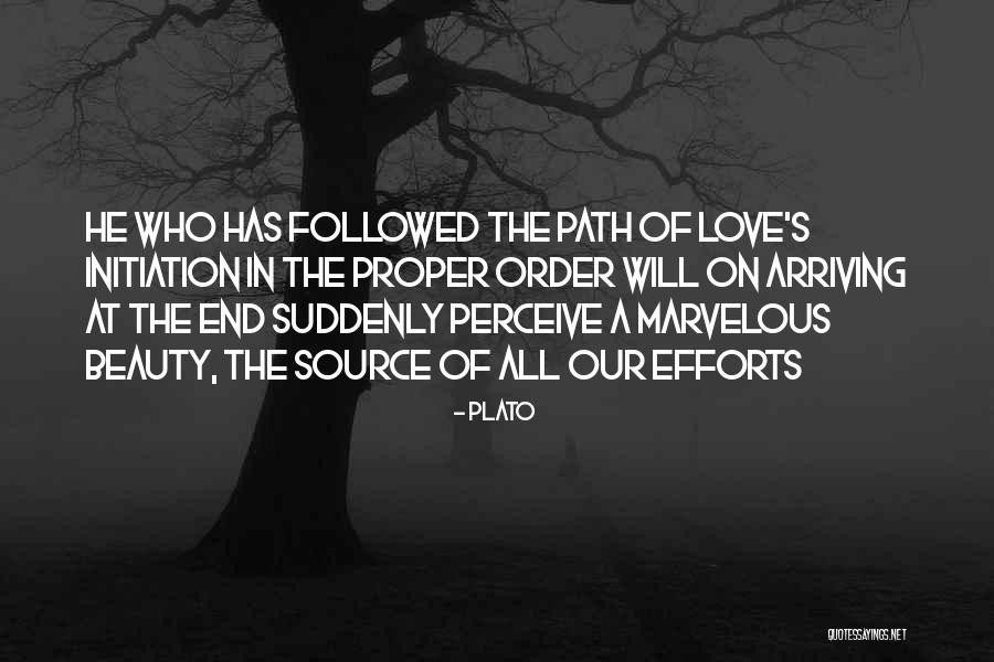 Efforts In Love Quotes By Plato