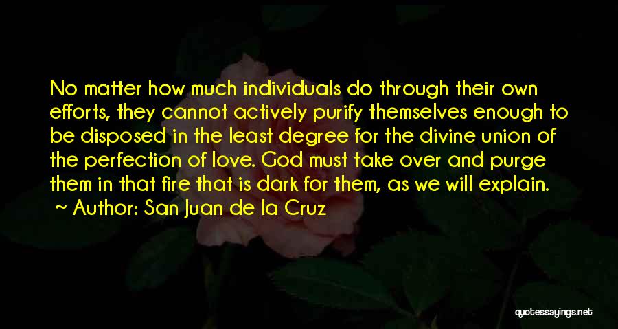 Efforts In Love Quotes By San Juan De La Cruz