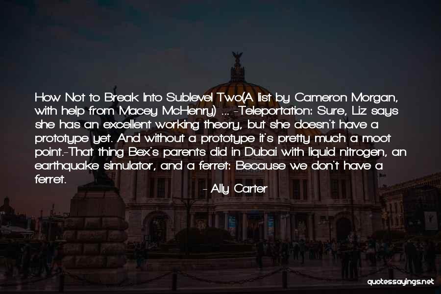 Efosa Ojomo Quotes By Ally Carter Efosa Ojomo Quotes By Ally Carter