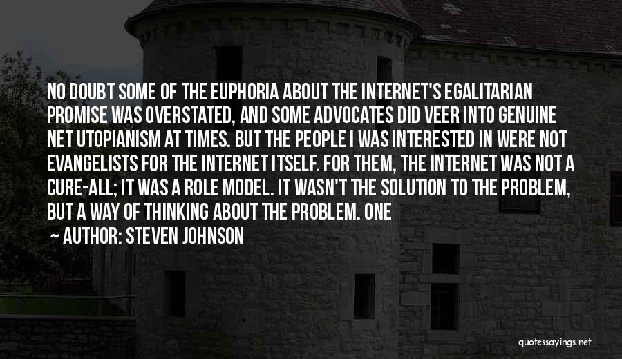 Egalitarian Quotes By Steven Johnson