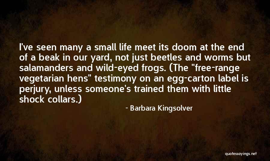 Egg Carton Quotes By Barbara Kingsolver