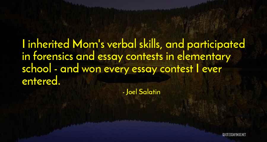 Eggert Elementary Quotes By Joel Salatin Eggert Elementary Quotes By Joel Salatin
