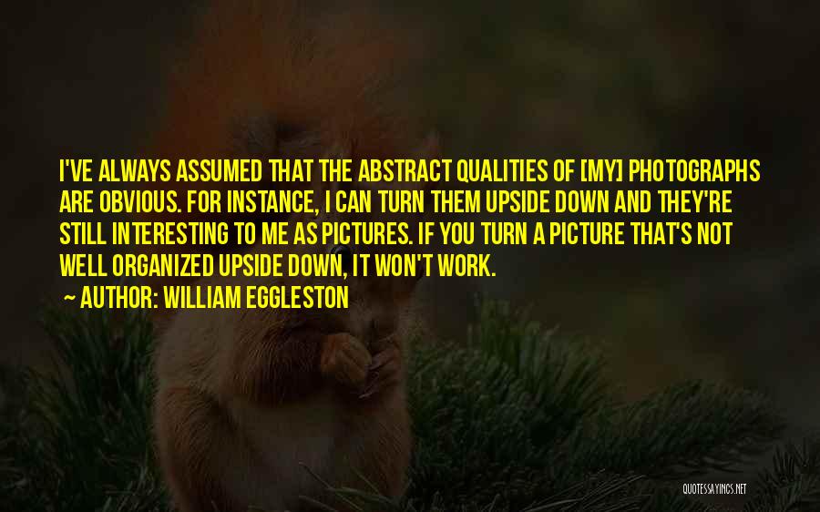 Eggleston Quotes By William Eggleston