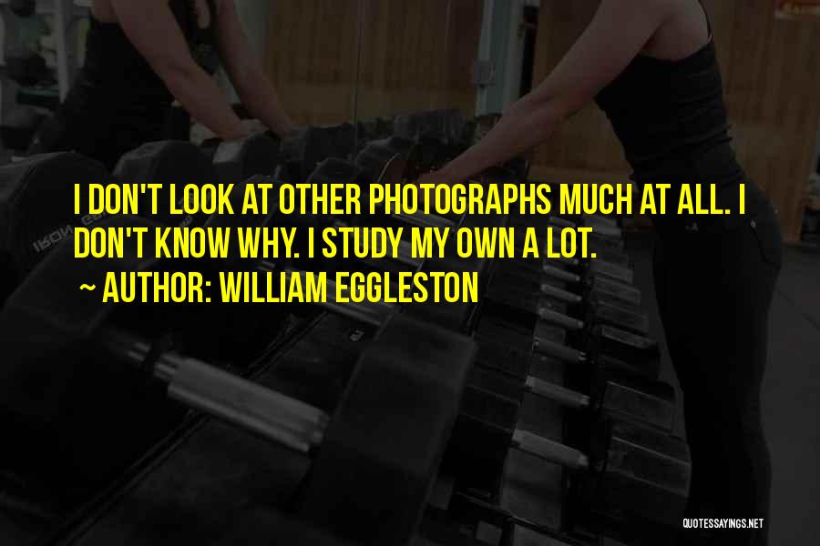 Eggleston Quotes By William Eggleston