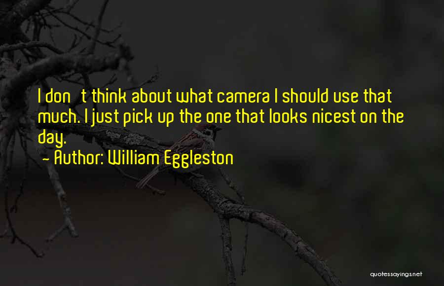 Eggleston Quotes By William Eggleston