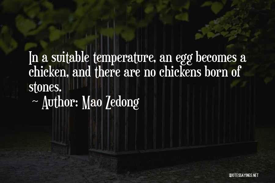 Eggs And Chickens Quotes By Mao Zedong