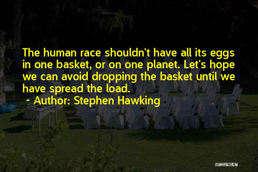 Eggs In One Basket Quotes By Stephen Hawking