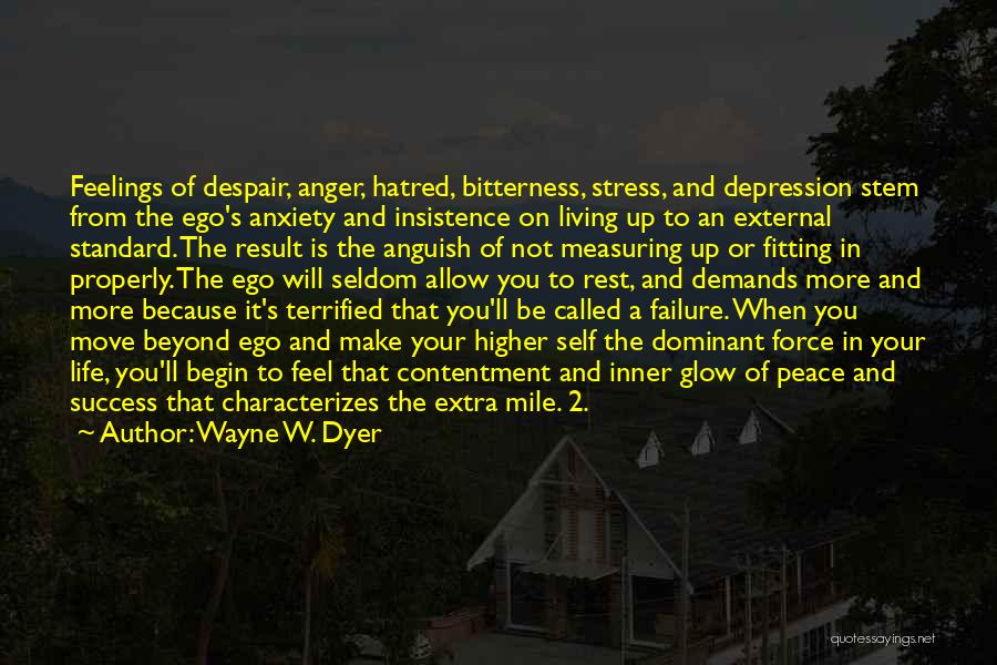 Ego And Anger Quotes By Wayne W. Dyer