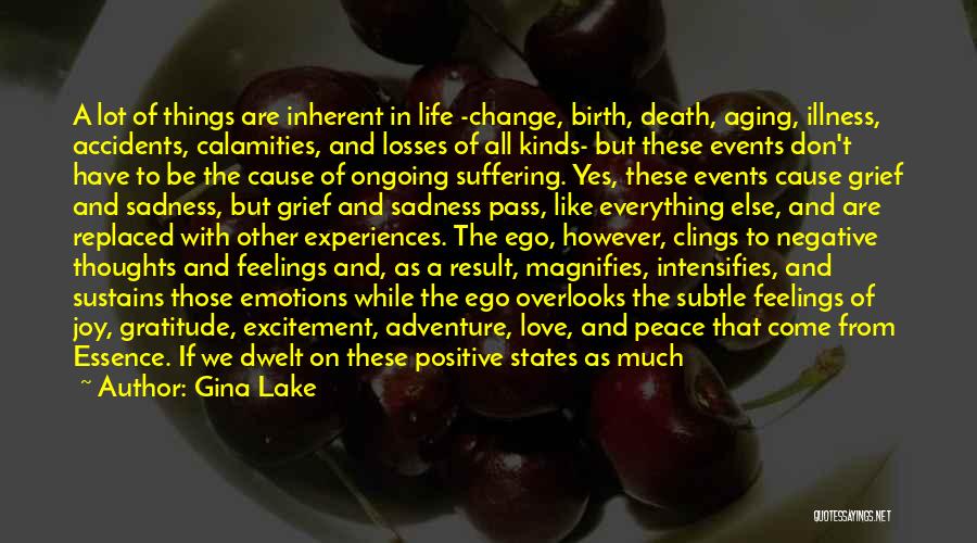 Ego Death Quotes By Gina Lake