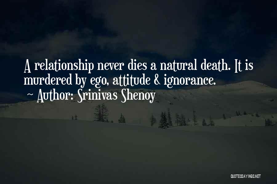 Ego Death Quotes By Srinivas Shenoy