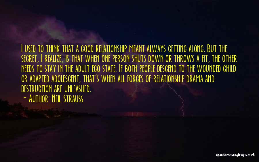 Ego In Relationship Quotes By Neil Strauss