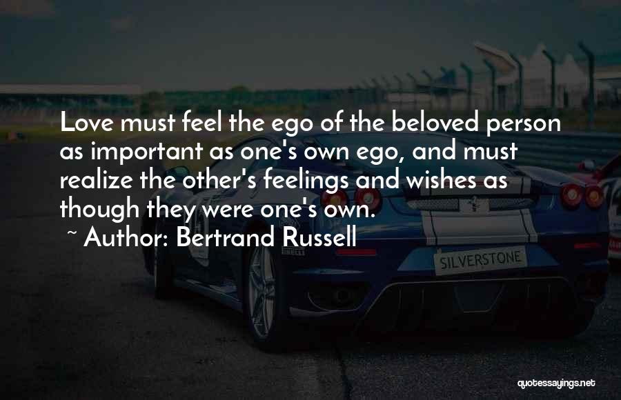 Ego Person Quotes By Bertrand Russell