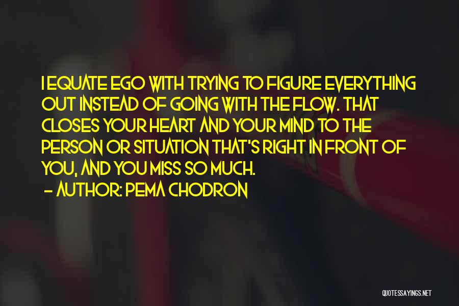 Ego Person Quotes By Pema Chodron