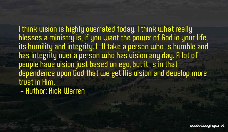 Ego Person Quotes By Rick Warren