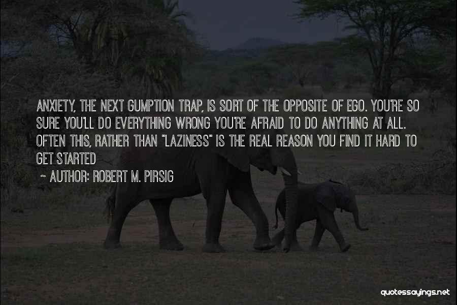 Ego Trap Quotes By Robert M. Pirsig