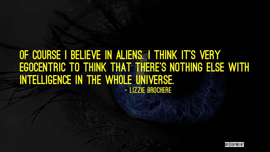 Egocentric Quotes By Lizzie Brochere