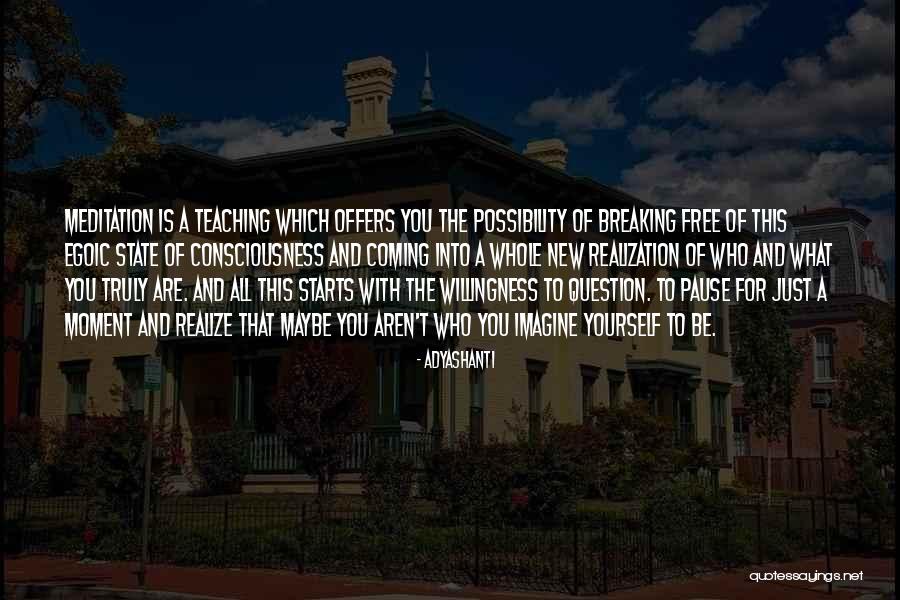 Egoic Consciousness Quotes By Adyashanti Egoic Consciousness Quotes By Adyashanti