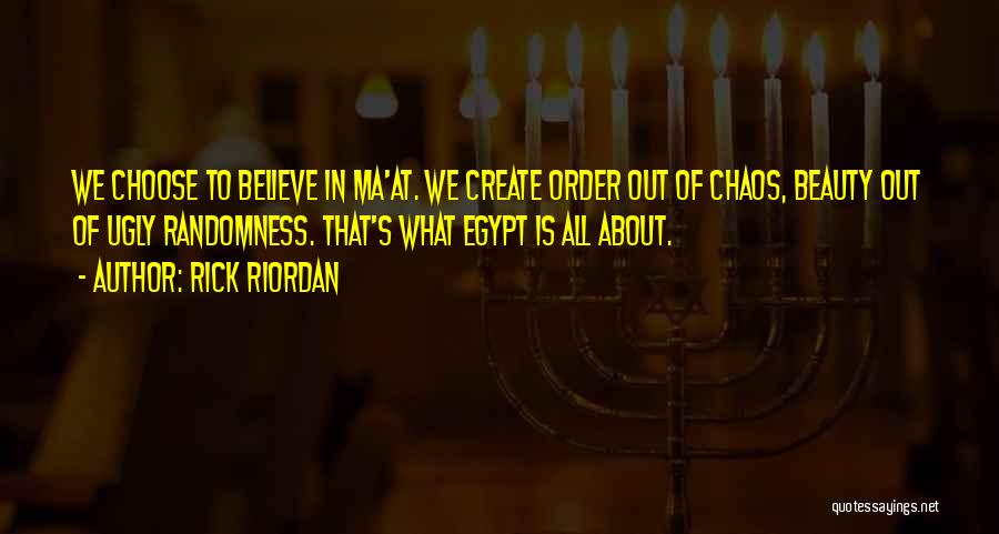 Egypt Beauty Quotes By Rick Riordan