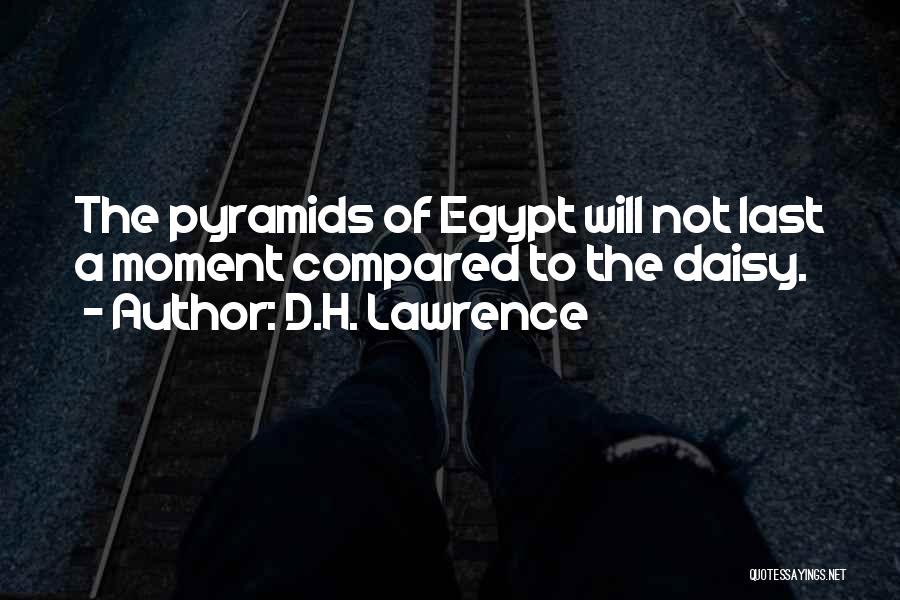 Egypt Pyramids Quotes By D.H. Lawrence