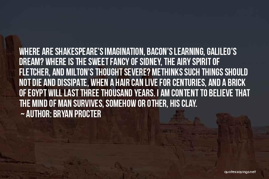 Egypt Quotes By Bryan Procter