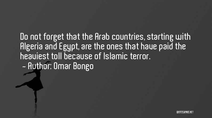 Egypt Quotes By Omar Bongo