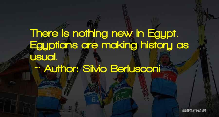 Egypt Revolution Quotes By Silvio Berlusconi