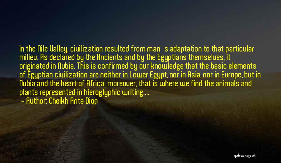 Egyptian Hieroglyphic Quotes By Cheikh Anta Diop