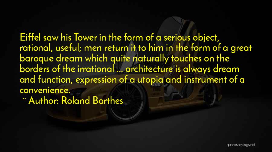 Eiffel Quotes By Roland Barthes